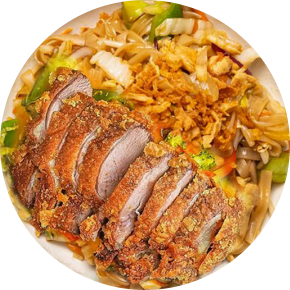 Pho xào vit