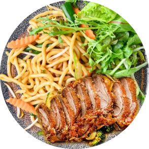 Udon xào vit