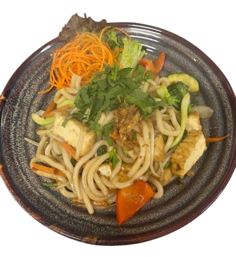 Mì xào dâu (vegetarisch)